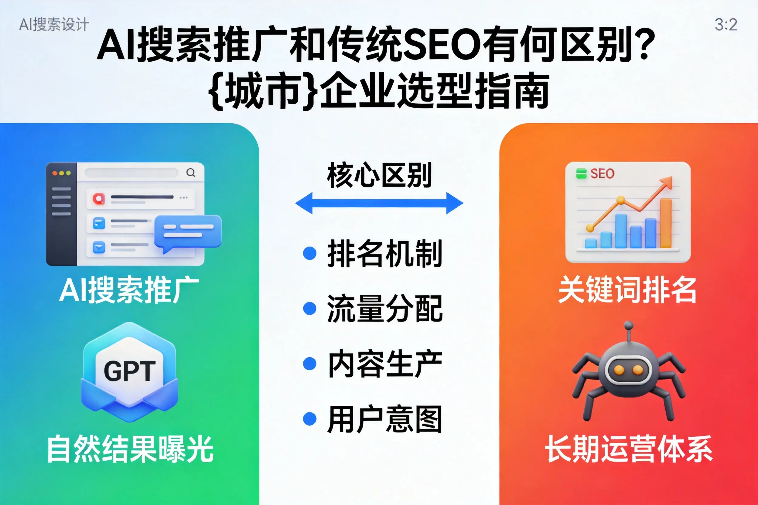 AI搜索推广和传统SEO有何区别?营口企业选型指南