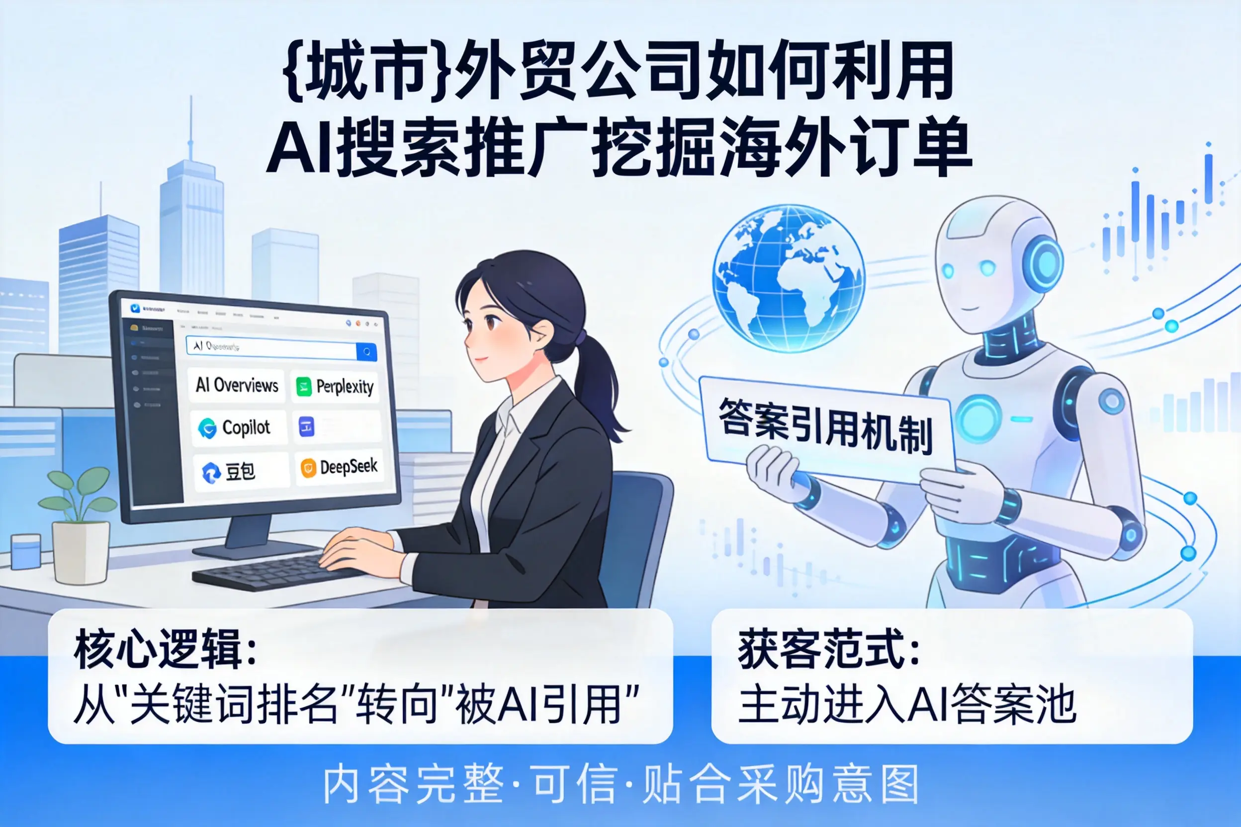 营口外贸公司如何利用AI搜索推广挖掘海外订单
