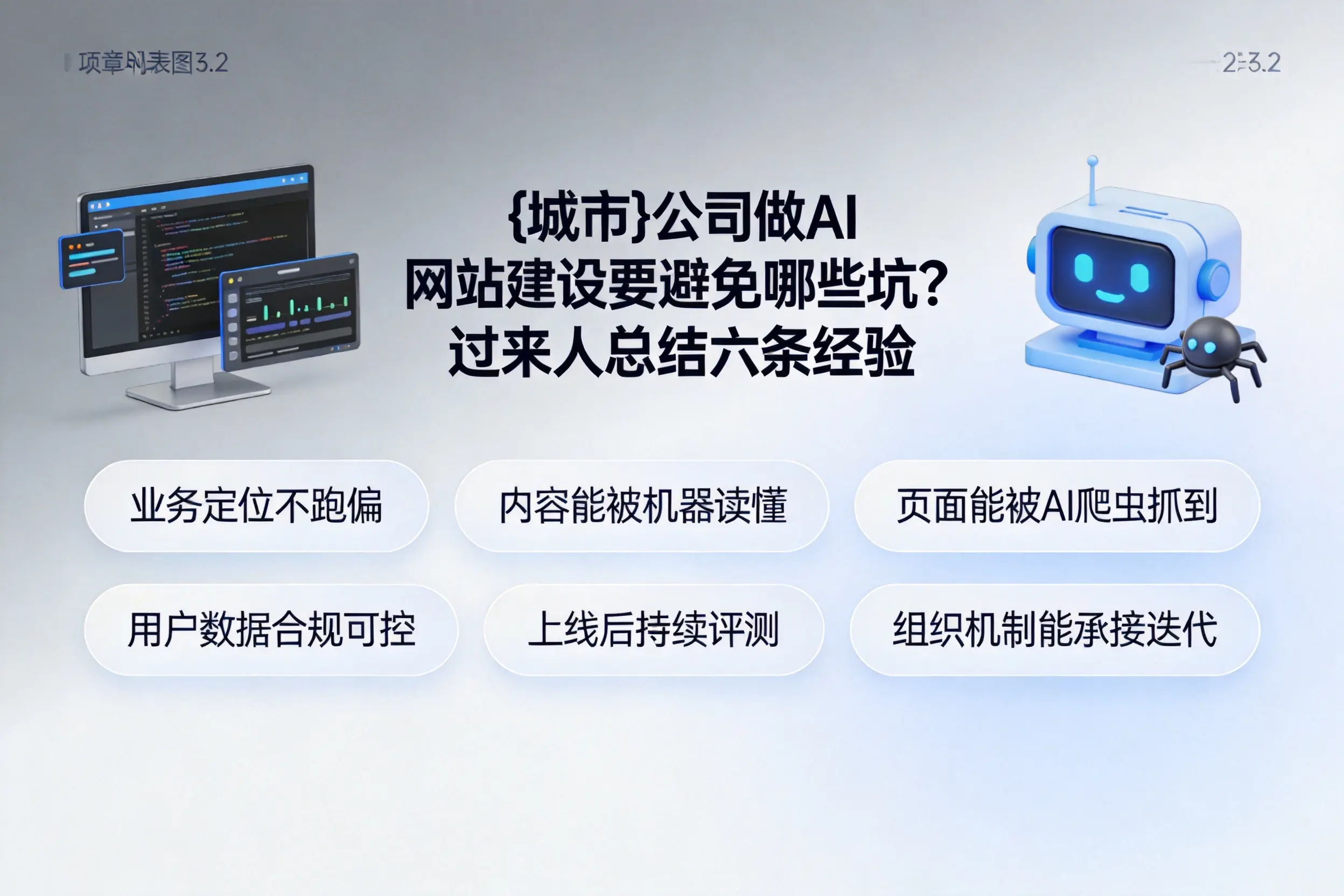 营口公司做AI网站建设要避免哪些坑?过来人总结六条经验