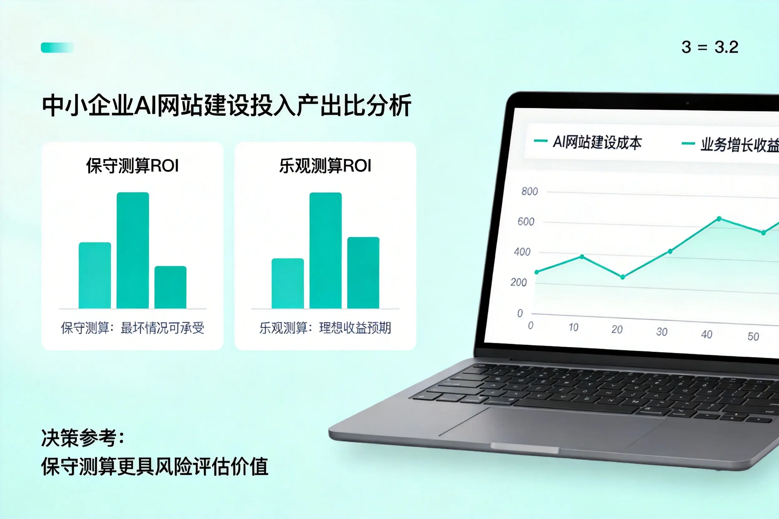 营口中小企业AI网站建设投入产出比怎么算?先看这份分析