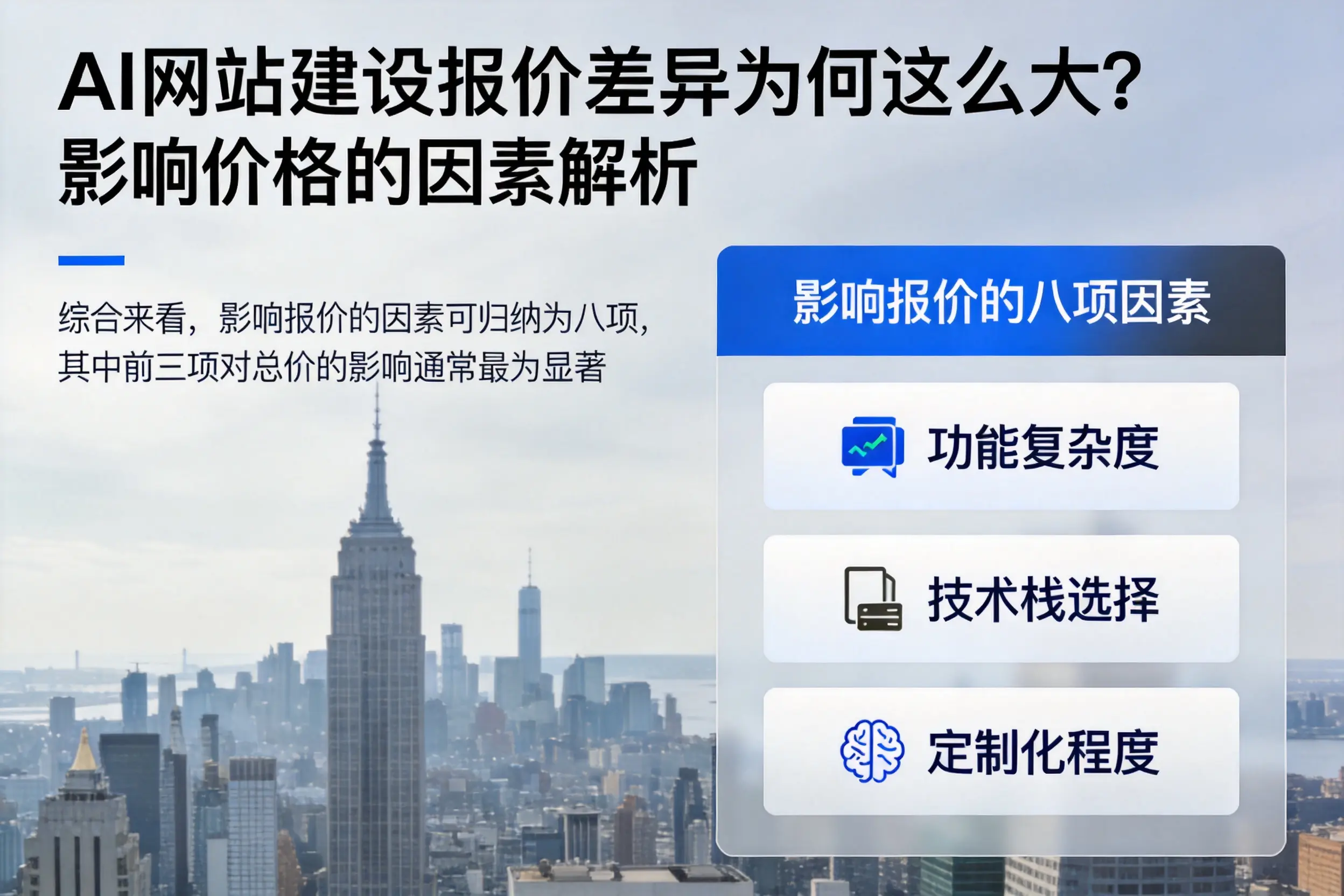 营口AI网站建设报价差异为何这么大？影响价格的因素解析