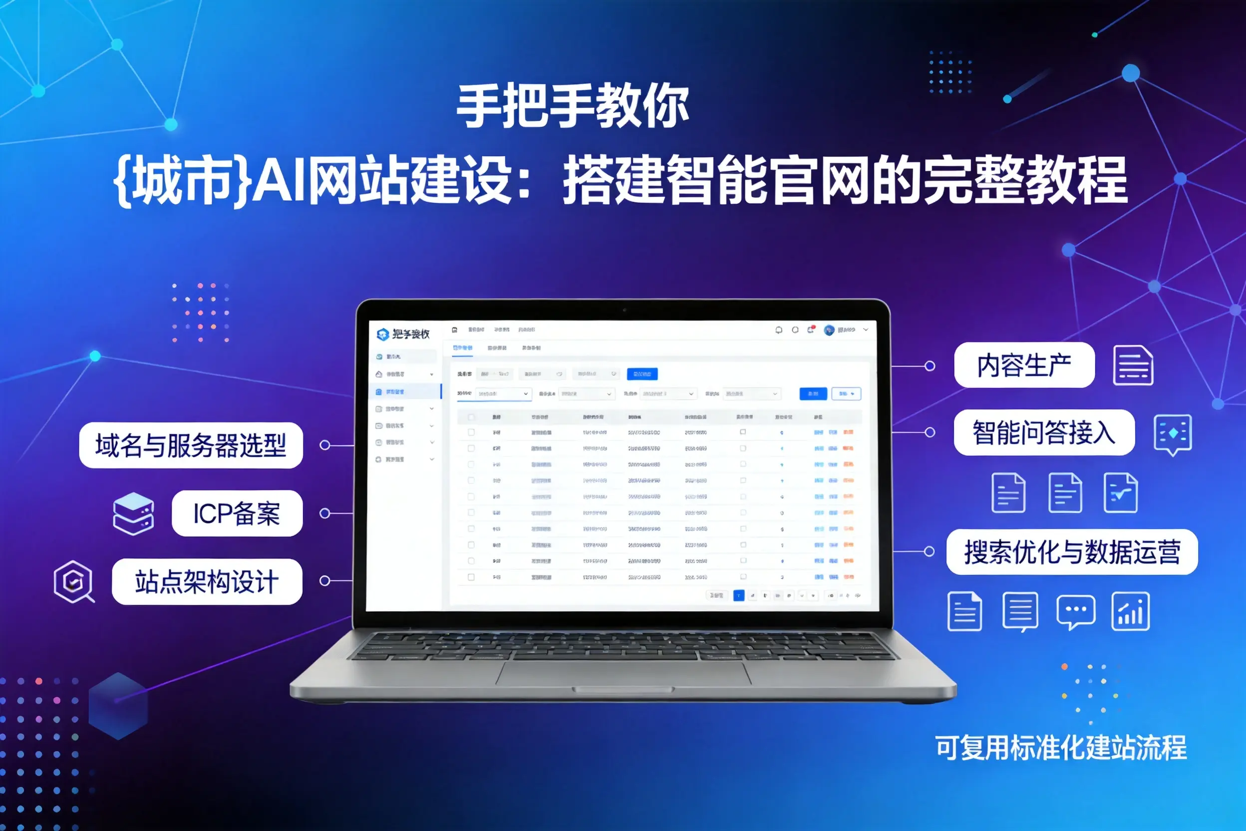 手把手教你营口AI网站建设:搭建智能官网的完整教程