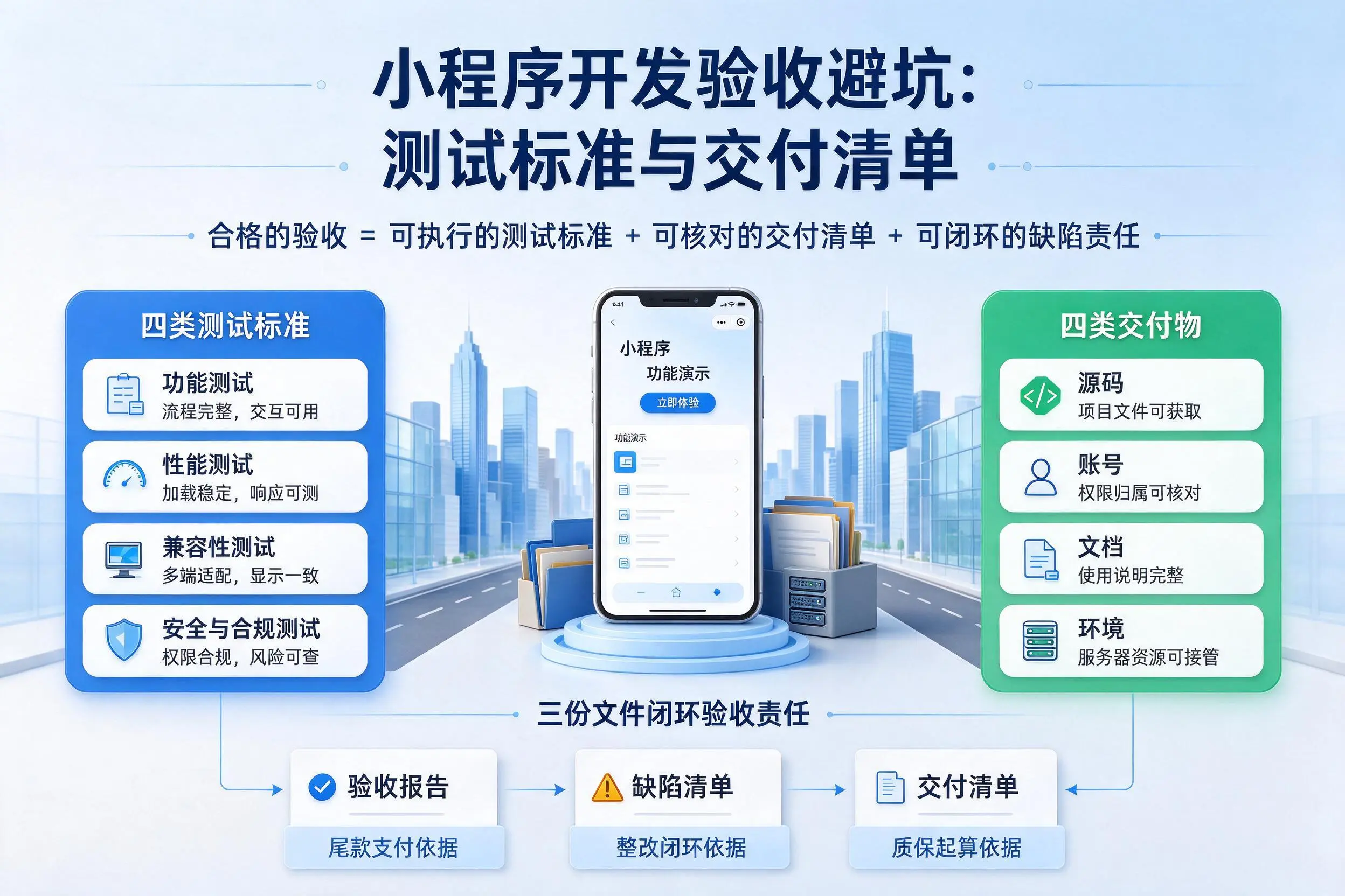 营口小程序开发验收避坑：测试标准与交付清单